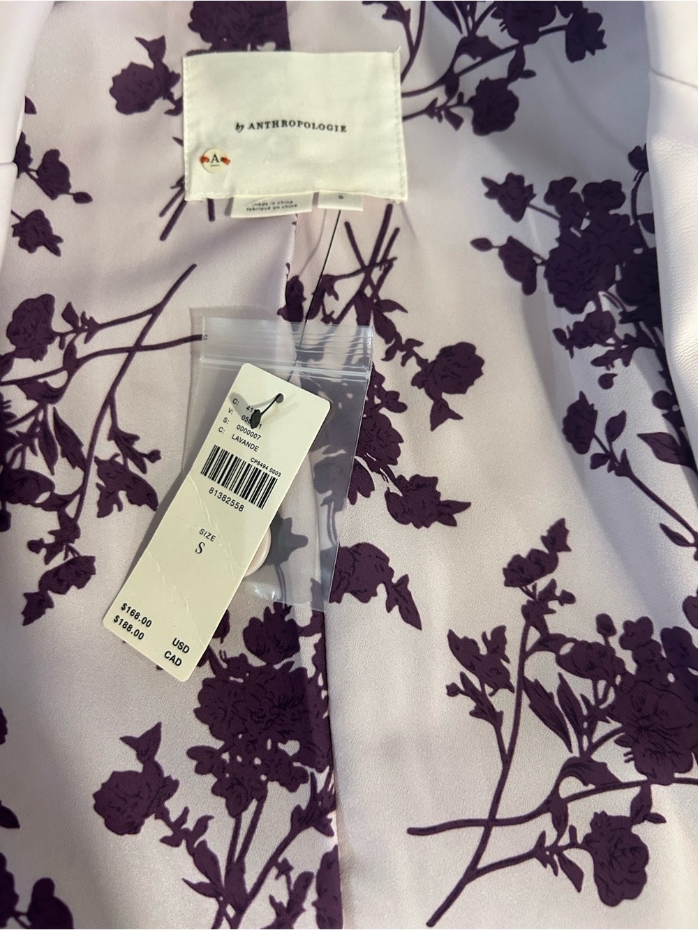 Anthropologie Faux Leather Blazer in Lavender
New With Tags - Picture 4 of 7